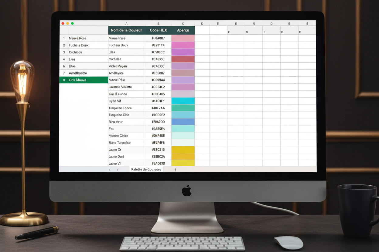 Collection Pastel Élégance – Palette Harmonieuse pour Designers & Éducateurs