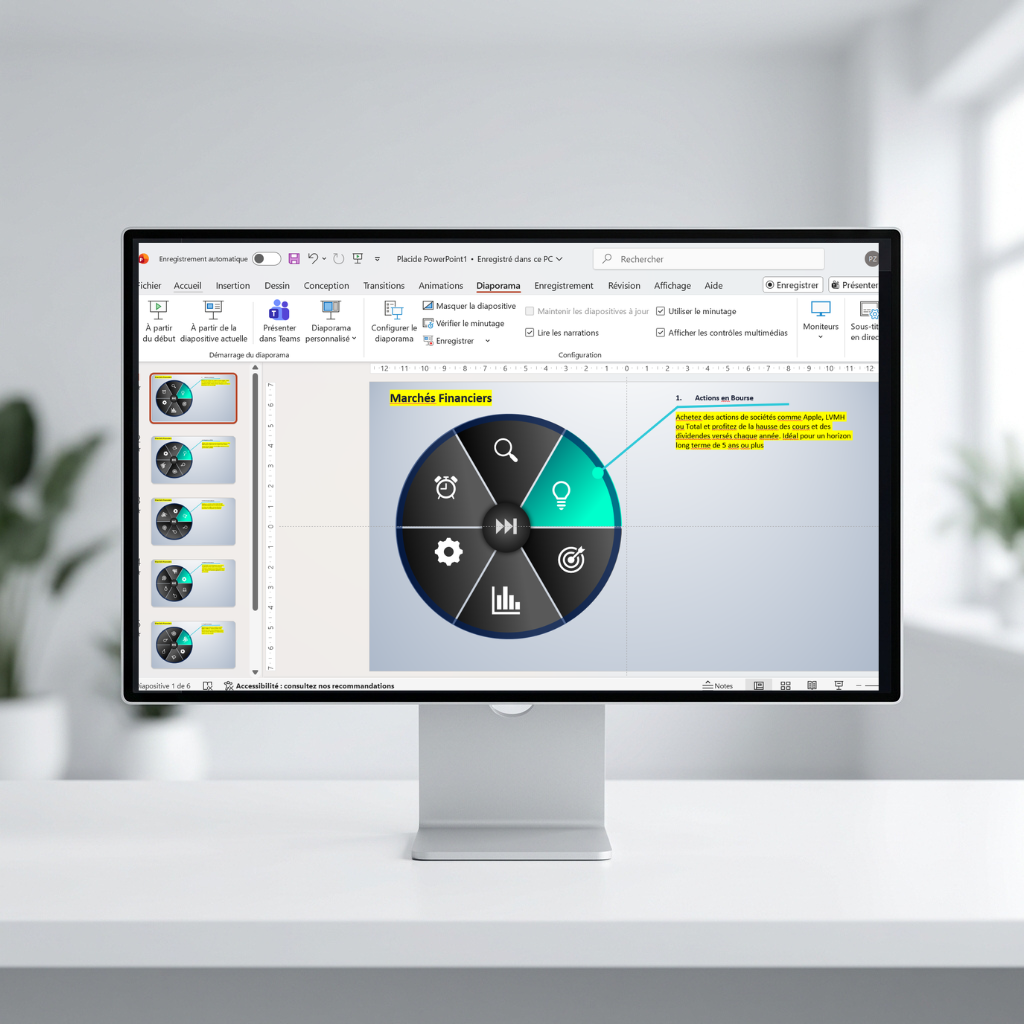 Modèle PowerPoint – Présentations Impactantes pour Enseignants & Professionnels