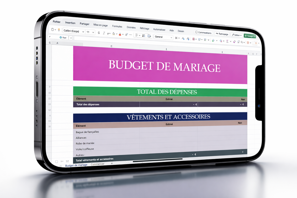 Budget de mariage